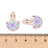 Easter Alloy Enamel Pendants LS-ENAM-I055-01KCG-09-3