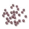 Half Drilled Czech Crystal Rhinestone Pave Disco Ball Beads RB-A059-H6mm-PP8-212-2
