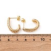 Brass Micro Pave Clear Cubic Zirconia Stud Earrings EJEW-B153-15G-5