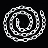 Handmade Opaque Acrylic Cable Chains KY-N014-001O-2