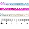 Transparent Painted Glass Beads Strands LS-DGLA-A034-T3mm-A14-3