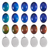 DIY Oval Pendant Making Kits DIY-TA0015-36-1