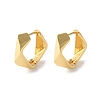 Brass Hoop Earrings EJEW-S249-06G-4