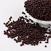 12/0 1.5~2mm Baking Paint Glass Seed Beads Loose Spacer Beads X-SEED-S001-K18-1