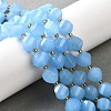 Natural Quartz Dyed Beads Strands G-U023-A02-01-1