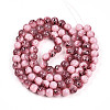 Transparent Baking Paint Glass Beads Strands DGLA-N009-10mm-03-3