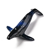 Whale Shaped Plastic Decorations DIY-F066-14-1