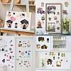 8 Sheets 8 Styles PVC Waterproof Wall Stickers DIY-WH0345-134-6