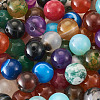 225Pcs 15 Style Natural Agate Round Beads G-TA0001-36-11