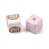 Printed Opaque Acrylic Beads AC-CBA4549-01-2