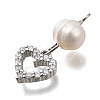Brass Micro Pave Cubic Zirconia Pendants KK-B132-05P-2
