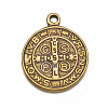 Tibetan Style Alloy Pendants TIBEB-A9489-AG-LF-2