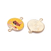 Alloy Enamel Pendants PALLOY-N176-29B-RS-2