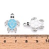 Alloy Rhinestone and Enamel Pendants PALLOY-T092-40P-3