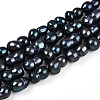 Natural Nucleated Baroque Keshi Pearl Beads Strands PEAR-S020-F13-2
