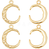 10Pcs Brass Pendants FIND-BBC0004-98-7