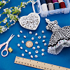 100Pcs 1-Hole Resin Buttons RESI-FG0001-12A-4