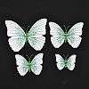 PVC Plastic Artificial 3D Butterfly Decorations DIY-I072-02D-2