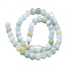 Natural Aquamarine Beads Strands G-K245-A15-04-2