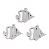 Non-Tarnish 201 Stainless Steel Pendants LS-STAS-T052-49P-3