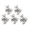 Tibetan Style Alloy Bee Pendants LS-TIBE-Q037-029-RS-2