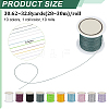 10 Rolls 10 Colors Nylon Chinese Knot Cord NWIR-PH0002-48C-2