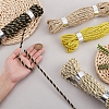 4 Rolls 4 Colors Polyester Cord OCOR-PH0005-11-3