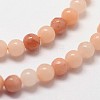 Natural Pink Aventurine Beads Strands X-G-N0185-04-2mm-3