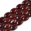 Natural Red Rainbow Jasper Beads Strands G-M206-51-4