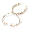 Adjustable Polyester Braided Cord Bracelet Making AJEW-JB00892-5