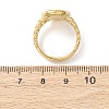 304 Stainless Steel Cuff Rings RJEW-P177-01D-G-5