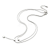 304 Stainless Steel Round Snake Chains Double Layer Necklaces BJEW-K257-03P-1