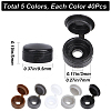 200Pcs 5 Colors Plastic Furniture Fence Screw Hole Plug FIND-GF0004-65-2