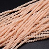 Faceted Rondelle Glass Beads Strands GLAA-M028-2mm-A13-1