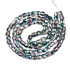 Electroplate Transparent Glass Beads Strands EGLA-N002-13-B01-2