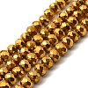 Electroplate Transparent Glass Beads Strands LS-EGLA-A034-T8mm-UA01-1