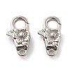 Brass Lobster Claw Clasps X-KK-R216-18B-P-1