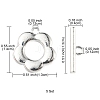 Alloy Toggle Clasps FIND-YW0002-23MS-3