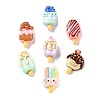 Opaque Resin Imitation Food Cabochons RE-CBAC151-02-1