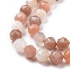 Natural Multi-Moonstone Beads Strands G-K323-15-4