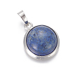 Natural Dyed Lapis Lazuli Pendants G-L512-B05-2