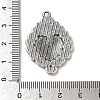 Tibetan Style Alloy Pendants X-PALLOY-M217-01I-AS-3