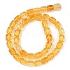 Transparent Glass Beads Strands GL-A001-01A-01-4