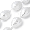 Electroplated Shell Pearl Beads Strands BSHE-F013-13-01-1
