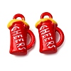 Baking Paint Alloy Pendants FIND-G097-05C-1
