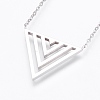 304 Stainless Steel Pendant  Necklaces NJEW-P224-15-2