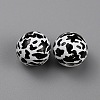 Printed Wood Beads WOOD-SZC0001-07A-1