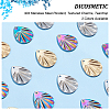 DICOSMETIC 30Pcs 3 Colors 304 Stainless Steel Pendant STAS-DC0012-42-3