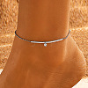 304 Stainless Steel Link Chain Anklet for Women WG34D3C-03-1