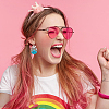 DIY Long Dangle Earring Making Kit DIY-HY0001-41-7